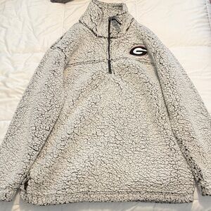 Boxercraft Gray Sherpa Fleece Quarter-Zip